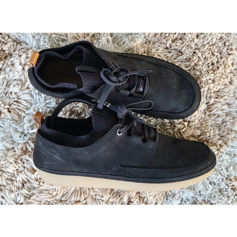 New‎ Women's Clarks Nature IV Black Nubuck Size 10